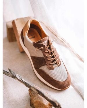 Toni Pons Trainers With Elastic Laces - Brown