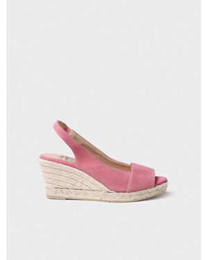 Toni Pons Open Wedge Espadrille - Pink