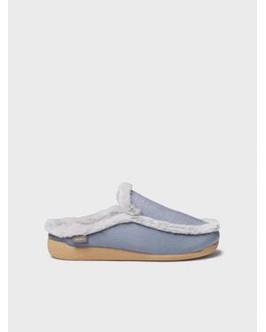 Toni Pons Open Fabric House Slipper For - Blue