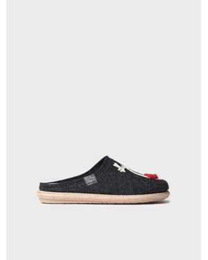 Toni Pons Slippers Para Hombre En Fieltro - Azul