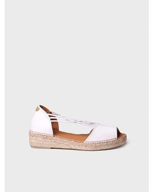 Toni Pons Leather Sandal With Elastics - Pink