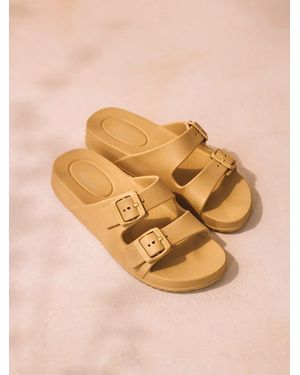 Toni Pons Waterproof Rubber Sandal For - Natural