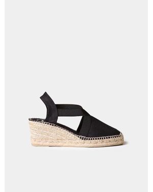 Toni Pons Medium Wedge Vegan Espadrilles - Black
