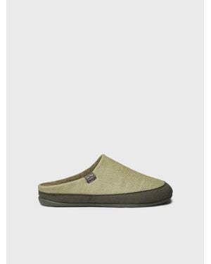 Toni Pons Clog-Style House Slipper - Green