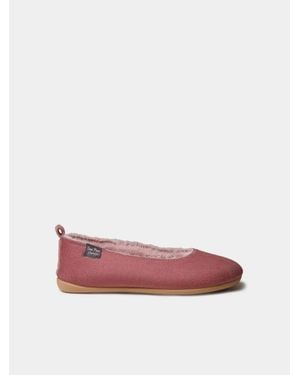 Toni Pons Ballerina-Style Slippers With Inner Lining - Pink