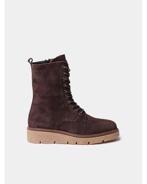 Toni Pons Lace-Up Ankle Boot - Brown