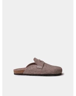 Toni Pons Clog-Style Slipper - Brown