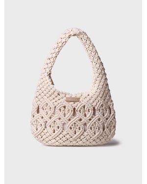 Toni Pons Satin Wedge Espadrille - Natural