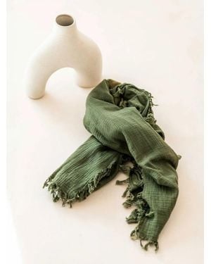 Toni Pons Cotton Scarf - Green