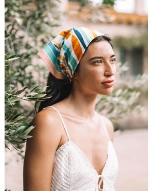 Toni Pons Multicoloured Printed Cotton Scarf