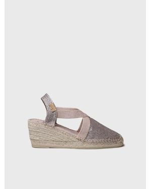 Toni Pons Vegan Shiny Espadrille - Natural
