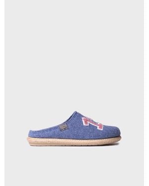 Toni Pons Slippers Para Mujer En Fieltro - Azul