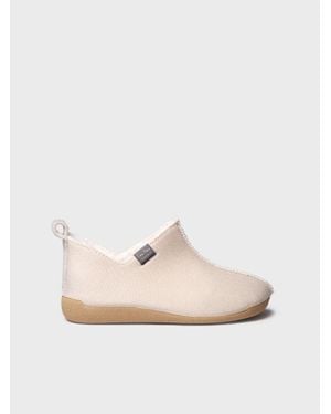 Toni Pons Fabric House Slipper For - Natural