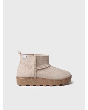 Toni Pons High-Top Slipper - Natural