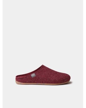 Toni Pons Clog-Style Slipper Made From Recycled Felt - Red