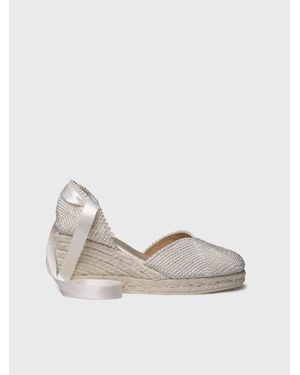 Toni Pons Bridal Espadrilles With Ribbons - Natural