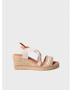 Toni Pons Jute Wedge Sandal - Pink