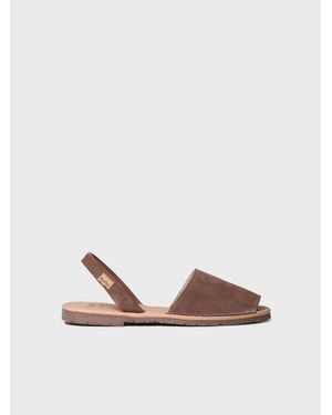 Toni Pons Split Leather Sandal - Grey