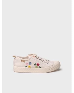 Toni Pons Low-Top Trainer - Natural