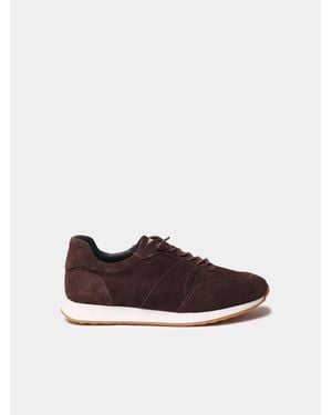Toni Pons Trainers With Elastic Laces - Brown