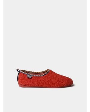 Toni Pons Babouche-Style Slipper - Red