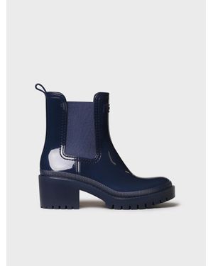 Toni Pons Heeled Rain Ankle Boot - Blue