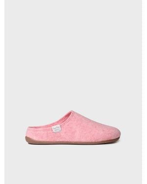 Toni Pons Clog-Style Slipper Made From Recycled Felt - Pink