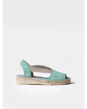 Toni Pons Flat Suede Espadrille - Blue