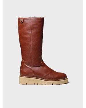 Toni Pons Leather Boot - Brown