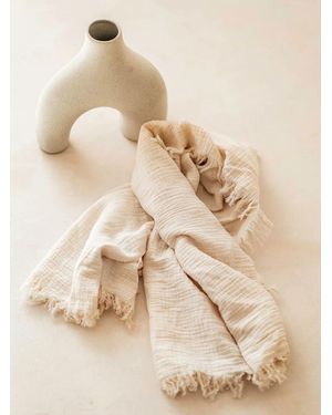 Toni Pons Cotton Scarf - Natural