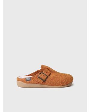 Toni Pons Clog-Style Slipper With Buckle - Orange