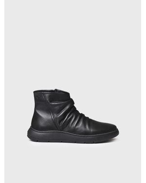 Toni Pons Leather Boot With Side Zipper - White