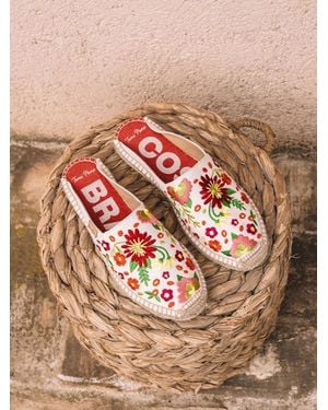 Toni Pons Mule Espadrille With Floral Embroidery - Multicolour