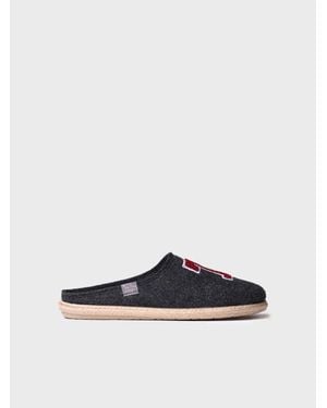 Toni Pons Felt Slippers - White