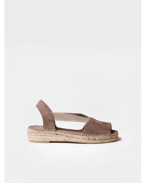 Toni Pons Flat Suede Espadrilles - Grey