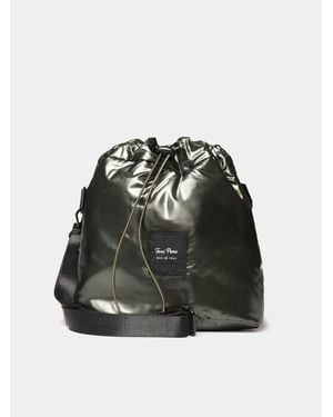Toni Pons Bolso Tipo Bombonera Acolchado De Mujer - Negro