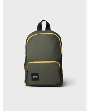 Toni Pons Padded Backpack With Exterior Pocket - Green