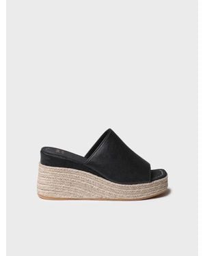Toni Pons Backless Espadrille - Black