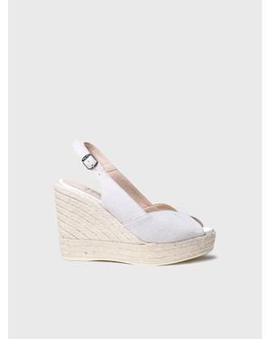 Toni Pons Suede Wedge Espadrilles For Brides - Natural