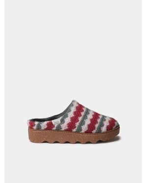 Toni Pons Multicolored Clog With Platform - Green