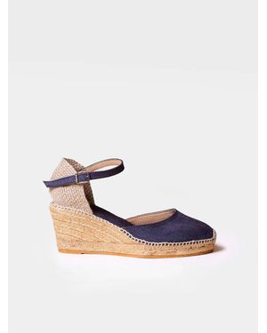 Toni Pons Jute Wedge Espadrilles With Buckle - Blue