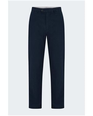 Hartford Taylor Woven Trousers - Blue