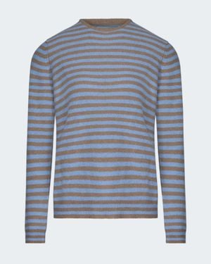 Jumper 1234 Little Stripe Crew - Blue
