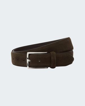 Anderson's Suede Belt - Brown
