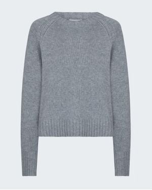 Allude Crew Neck Jumper - Grey