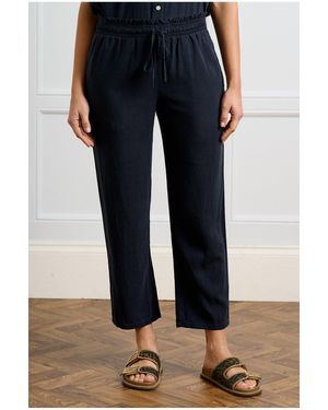 Bella Dahl Smocked Waist Trouser - Blue