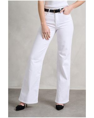 FRAME Wide Leg Le Slim Palazzo - White