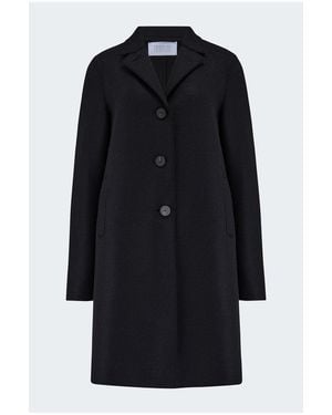 Harris Wharf London Boxy Coat - Black