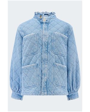 seventy + mochi Quilted Pablo Jacket - Blue