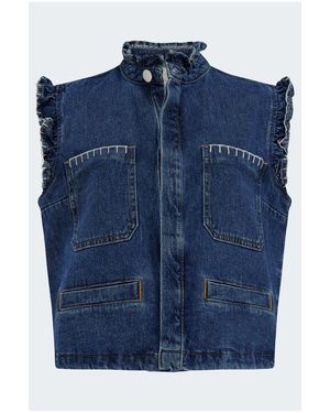 seventy + mochi Pablo Waistcoat - Blue